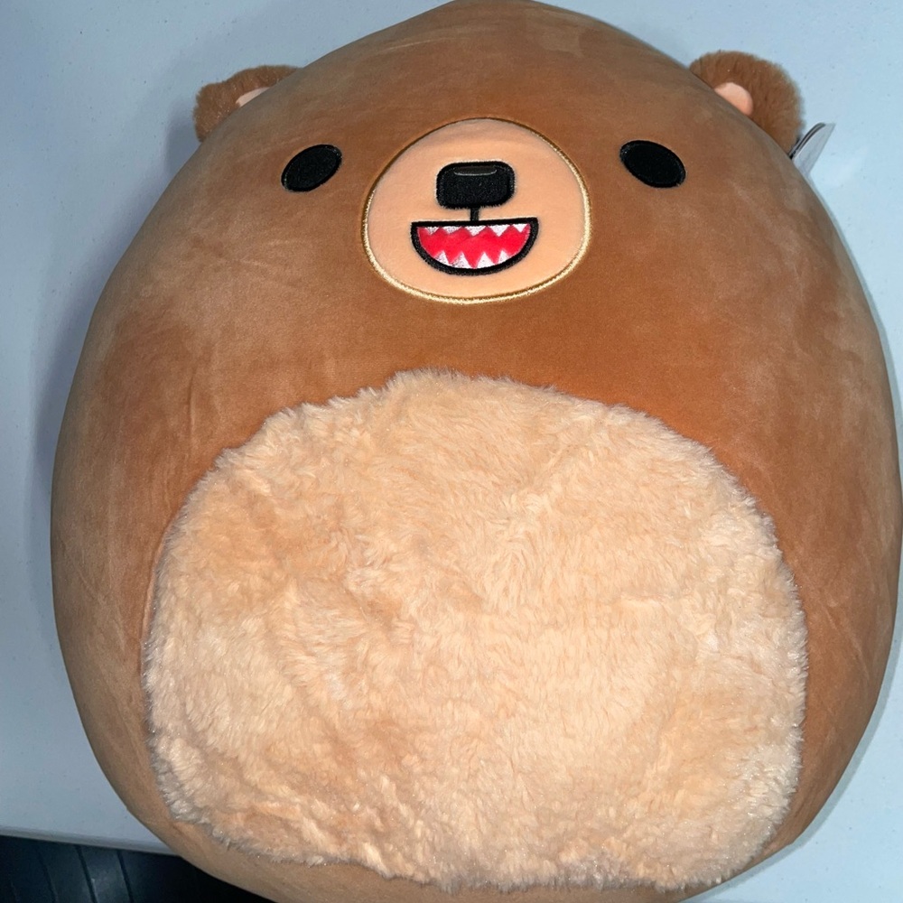 Squishmallow: Stokely Brown 16 Inch Stuffed Bear